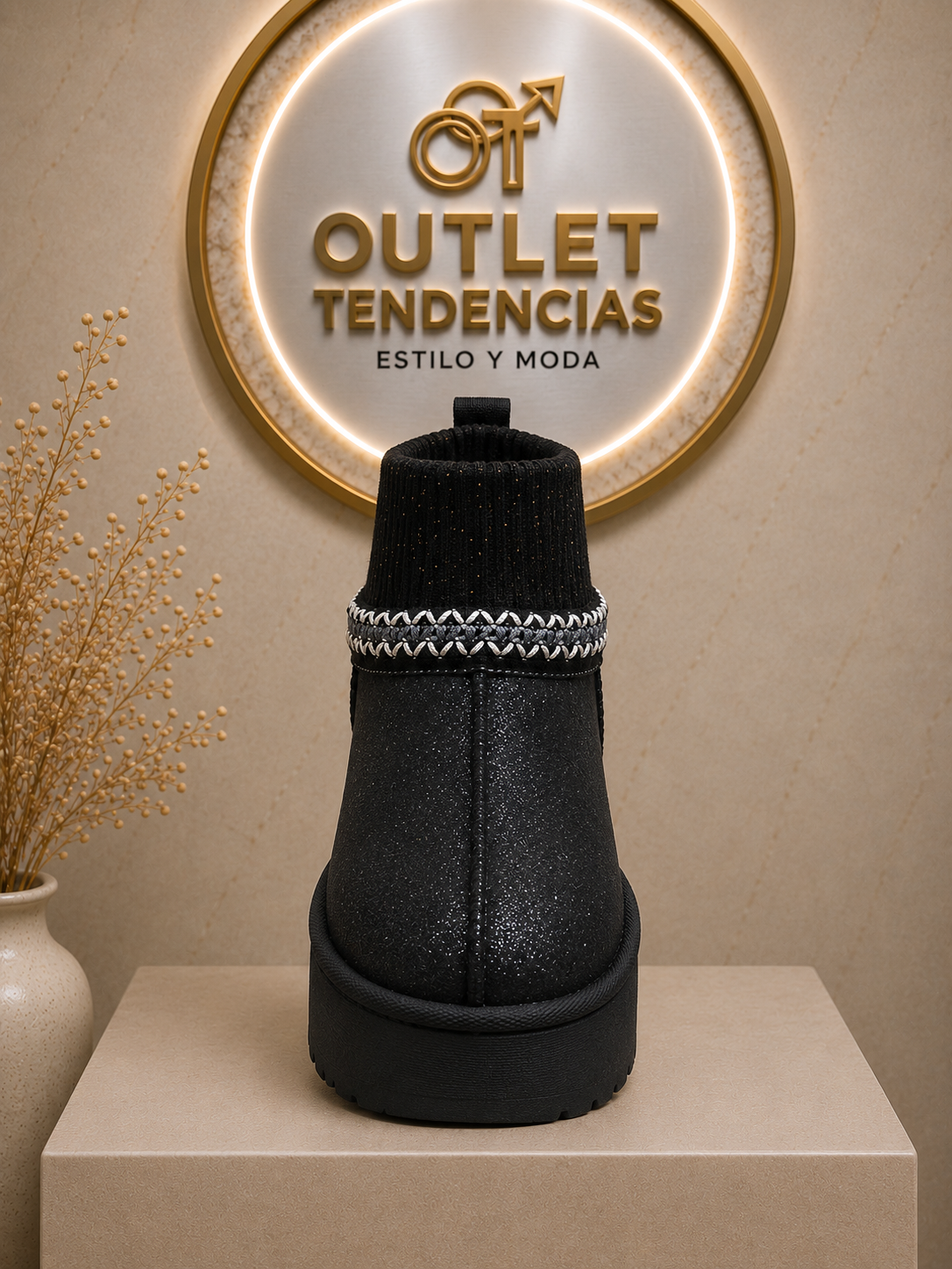 Pantubota CalcetĂn Negra