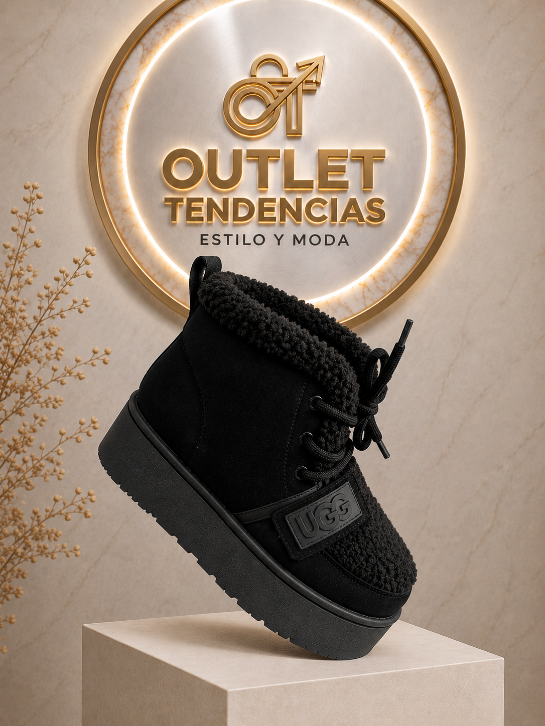 Pantubotas UGG Negra