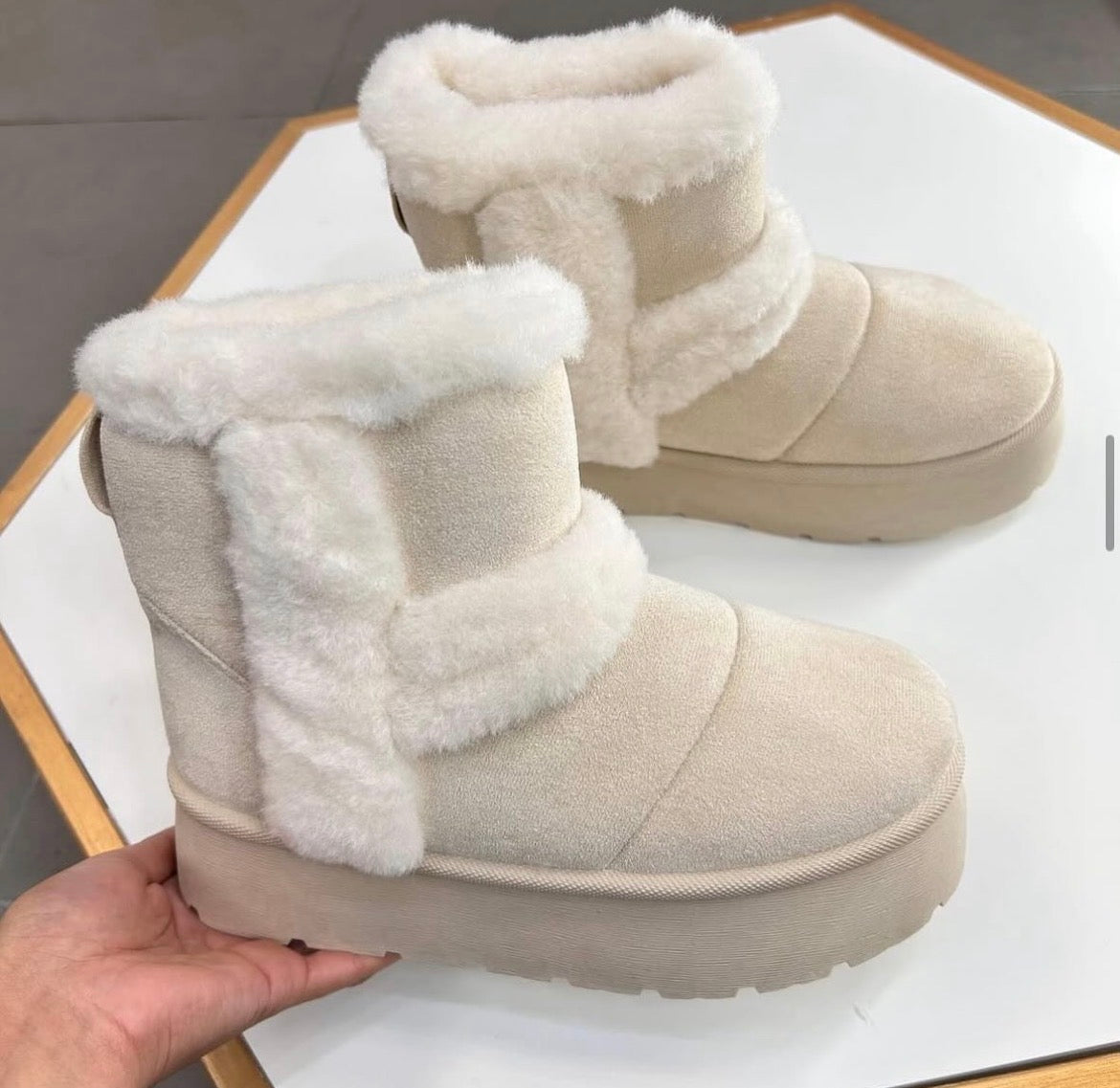Pantubotas TEDDY BEIGE
