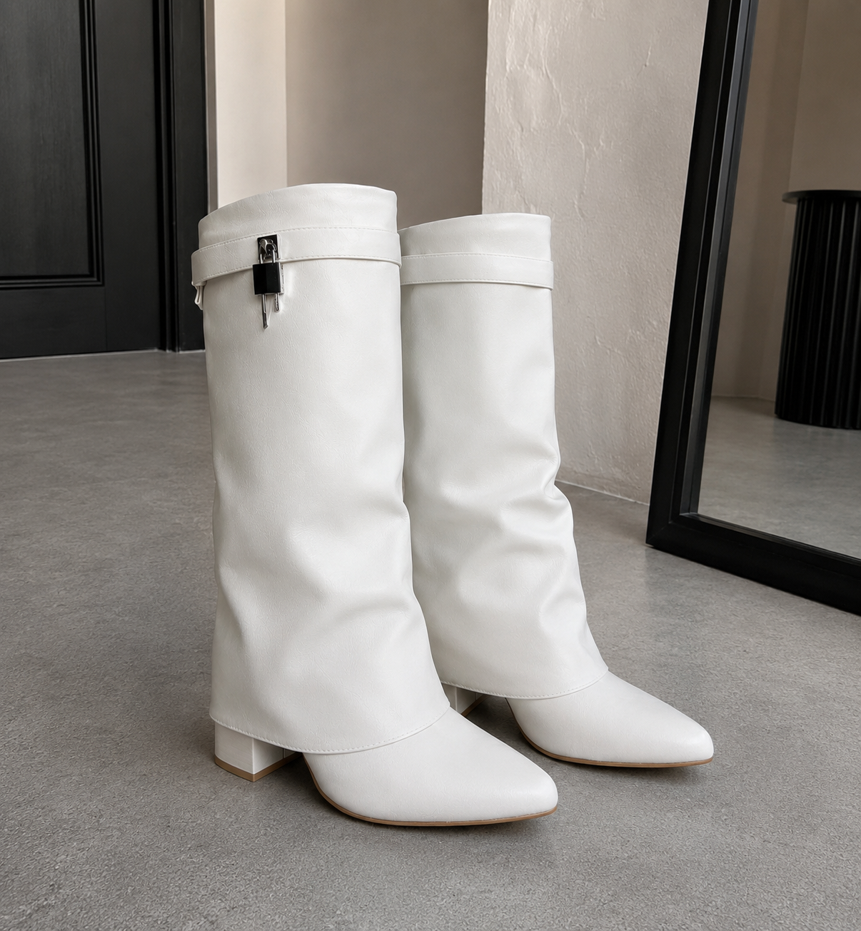 Bota COLBY LOCK WHITE