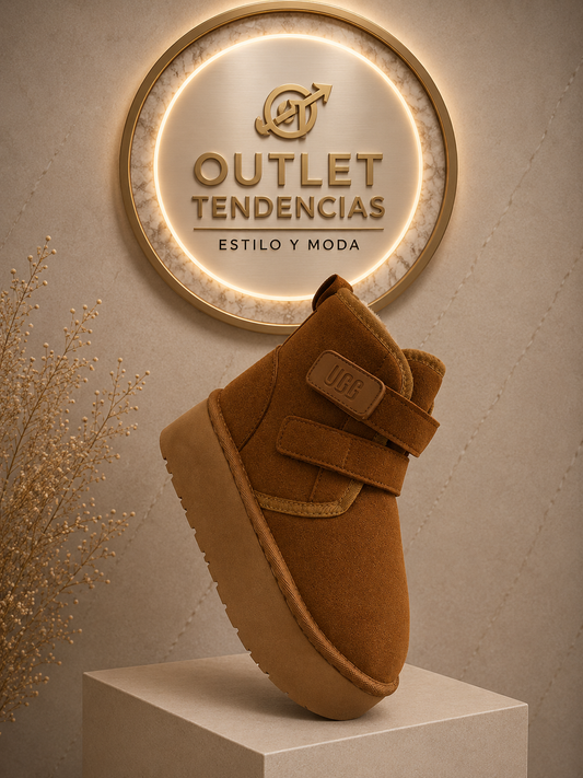 Pantubota UGG Velcro Camel