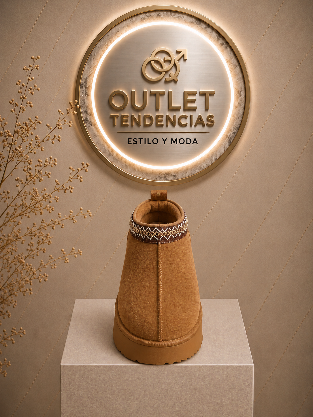 Pantubota media caña Camel