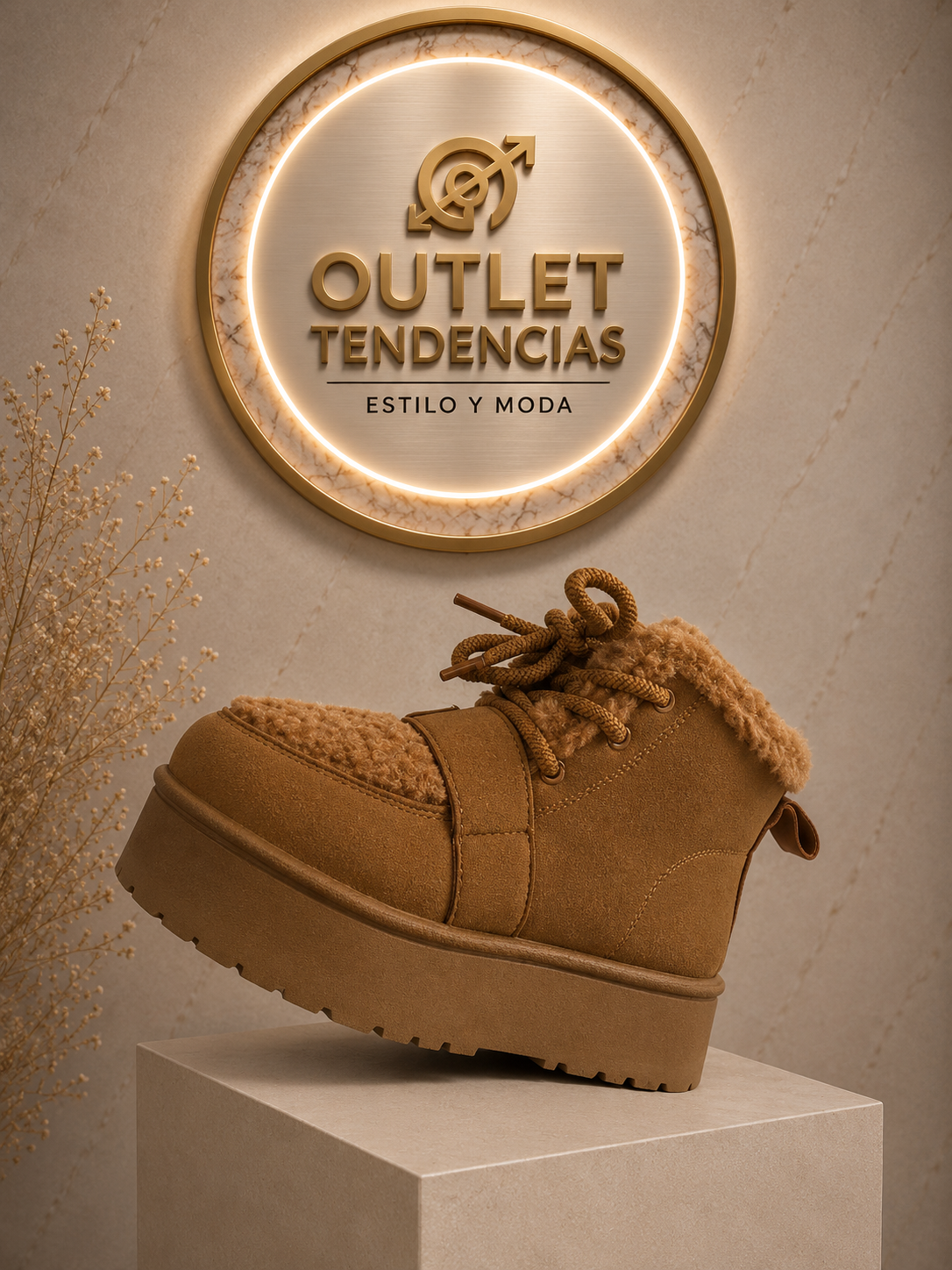 Pantubotas UGG Camel
