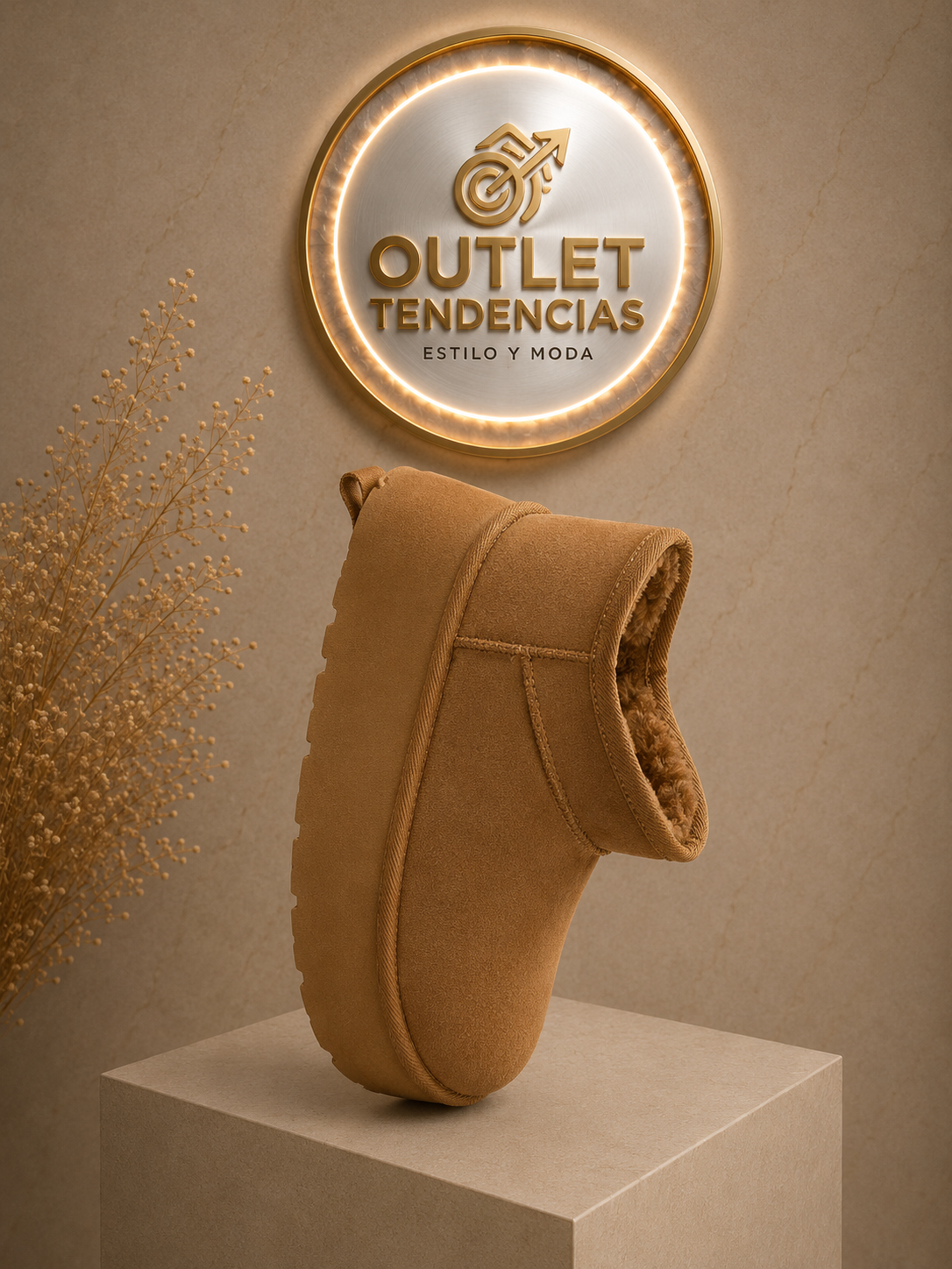 Pantubota sencilla camel