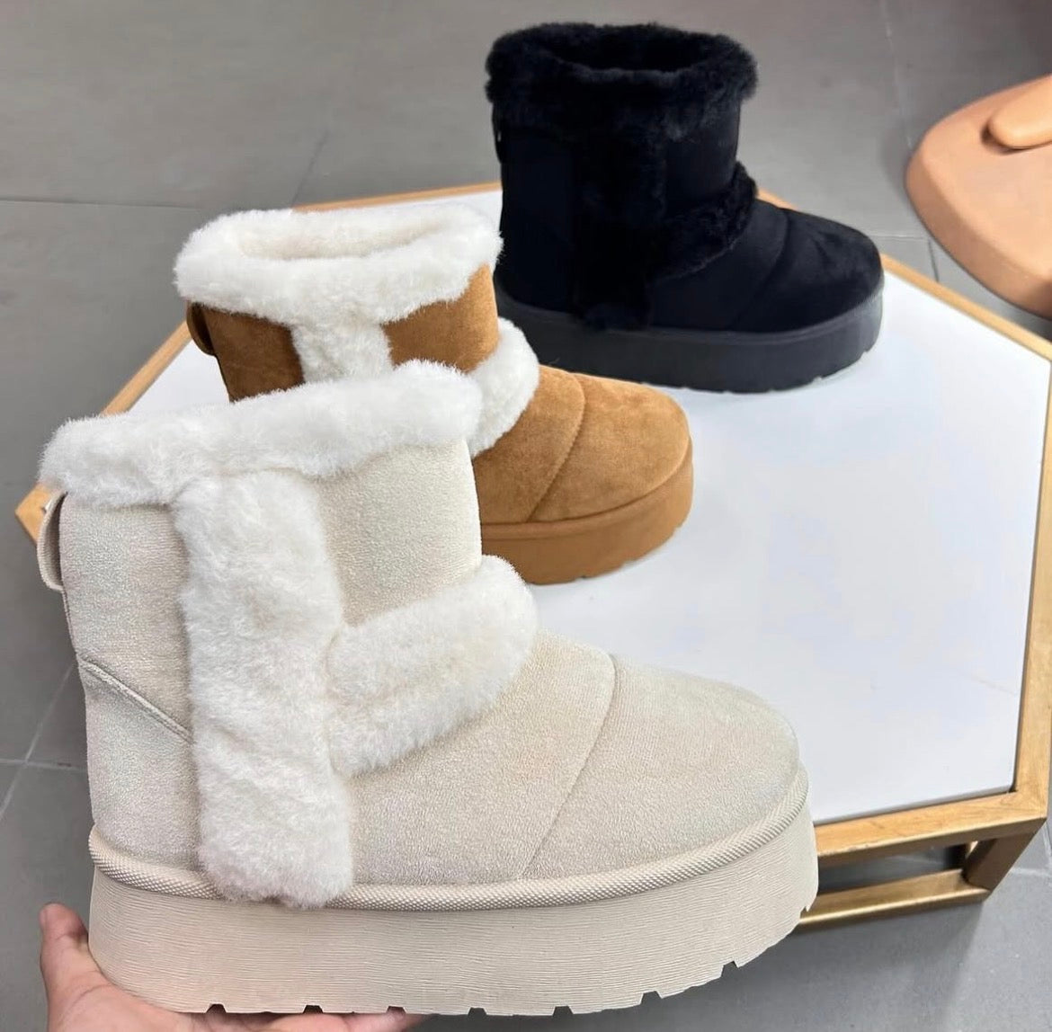 Pantubotas TEDDY BEIGE